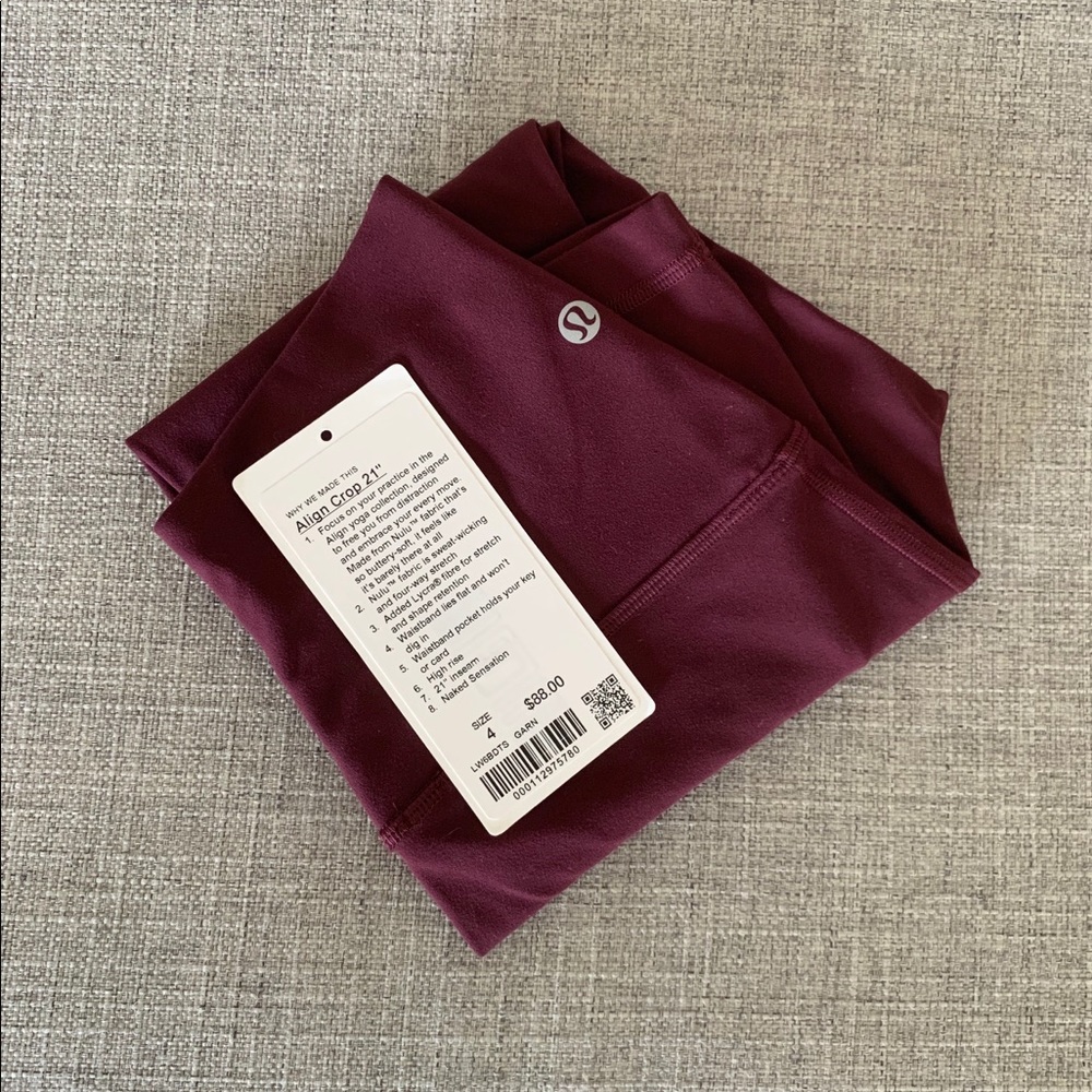LULULEMON ALIGN CROP 21” LIKE NEW